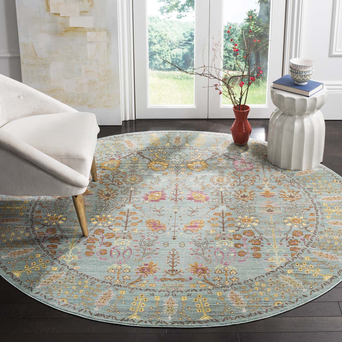 Safavieh Valencia 108 Rug, VAL108 - Steel Blue