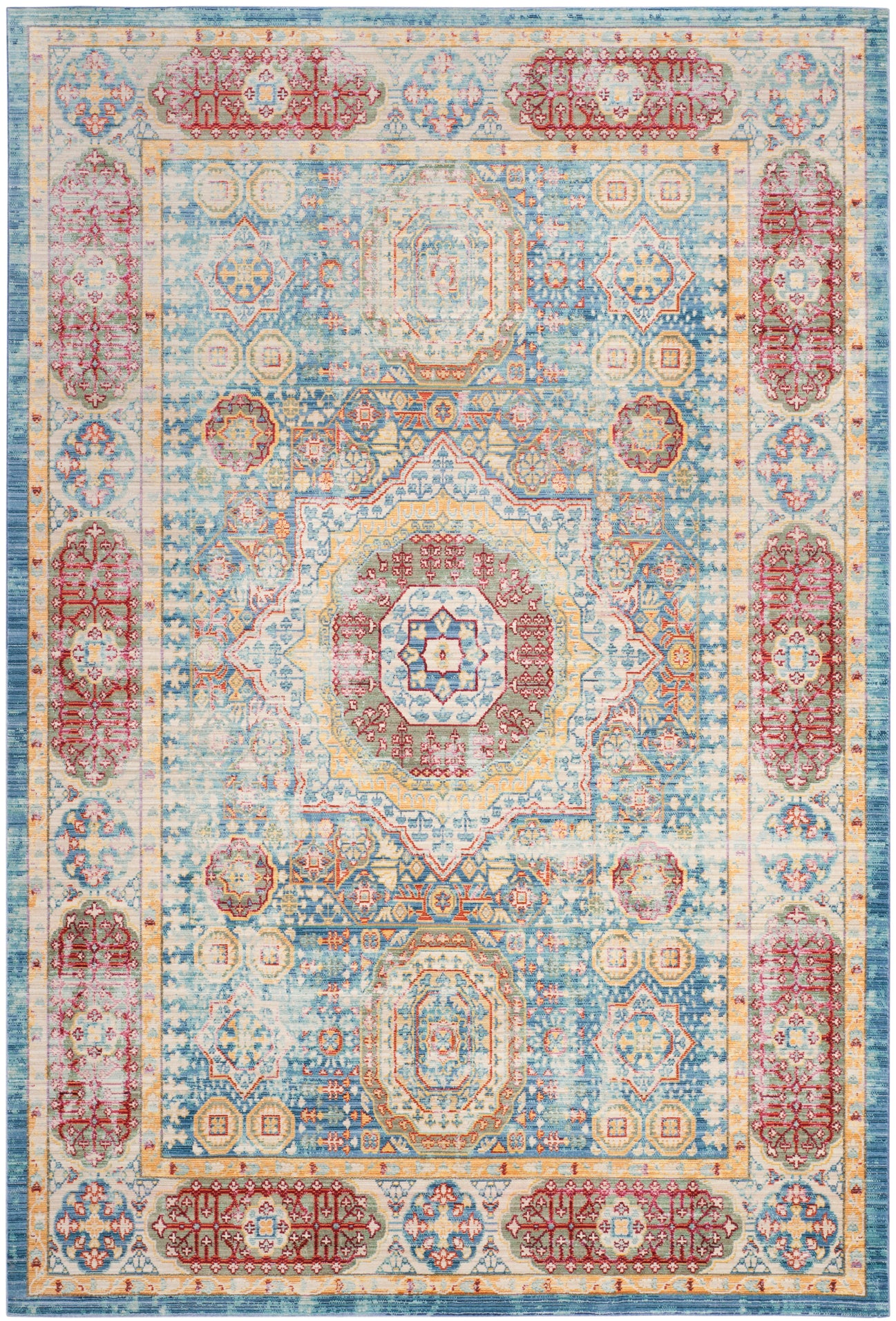 Safavieh Valencia 111 Rug, VAL111 - Blue / Multi