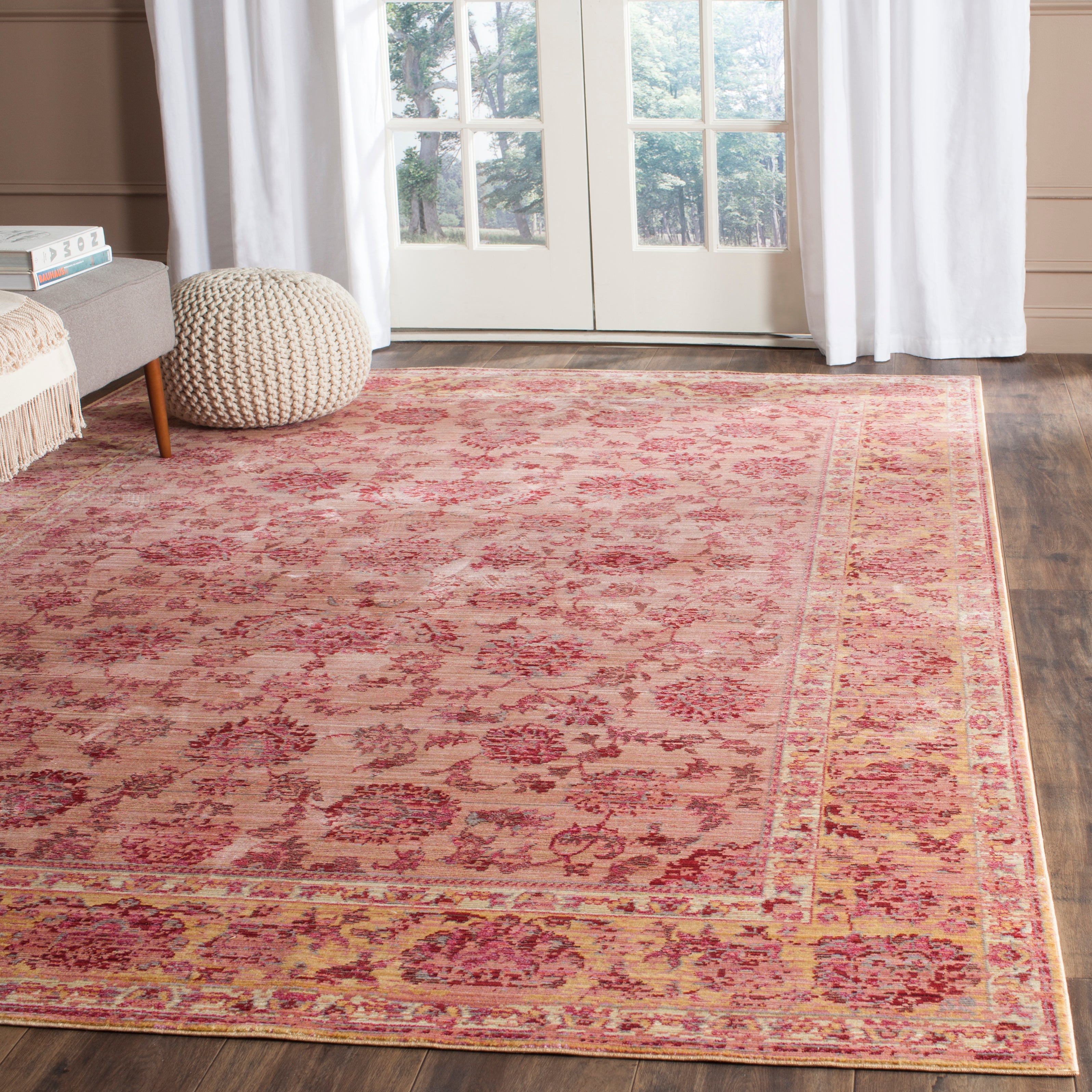 Safavieh Valencia 113 Rug, VAL113 - Pink / Multi