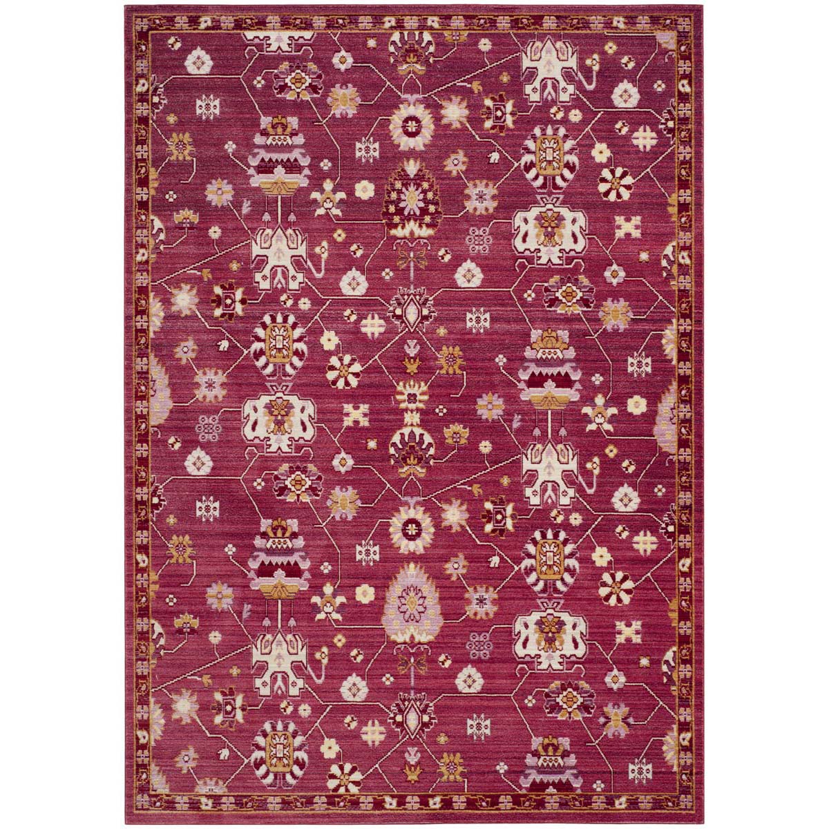 Safavieh Valencia 116 Rug, VAL116 - Fuchsia / Multi