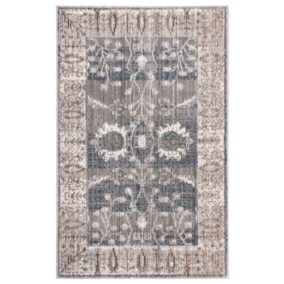 Safavieh Valencia 118 Rug, VAL118 - Dark Grey / Light Grey