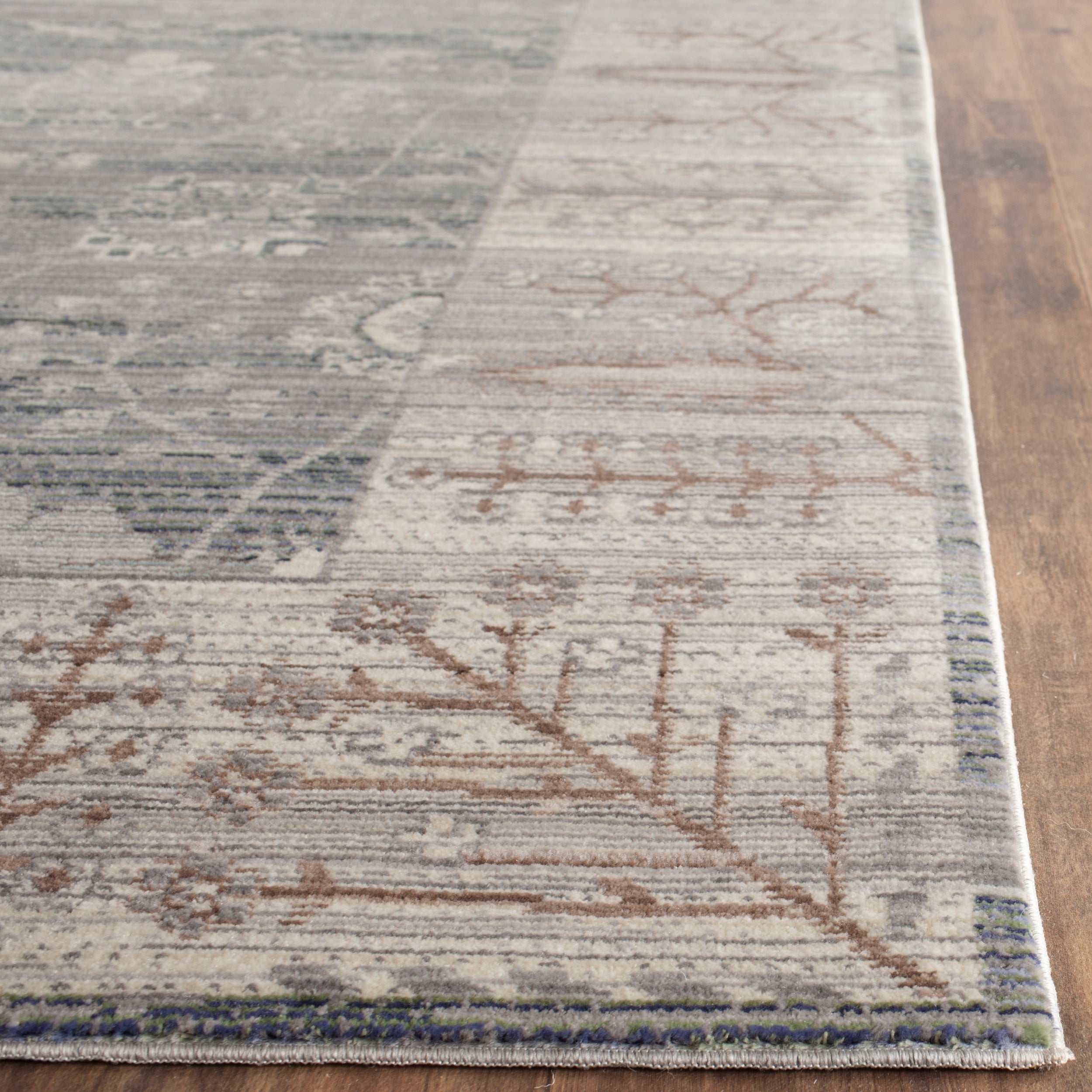 Safavieh Valencia 118 Rug, VAL118 - Dark Grey / Light Grey