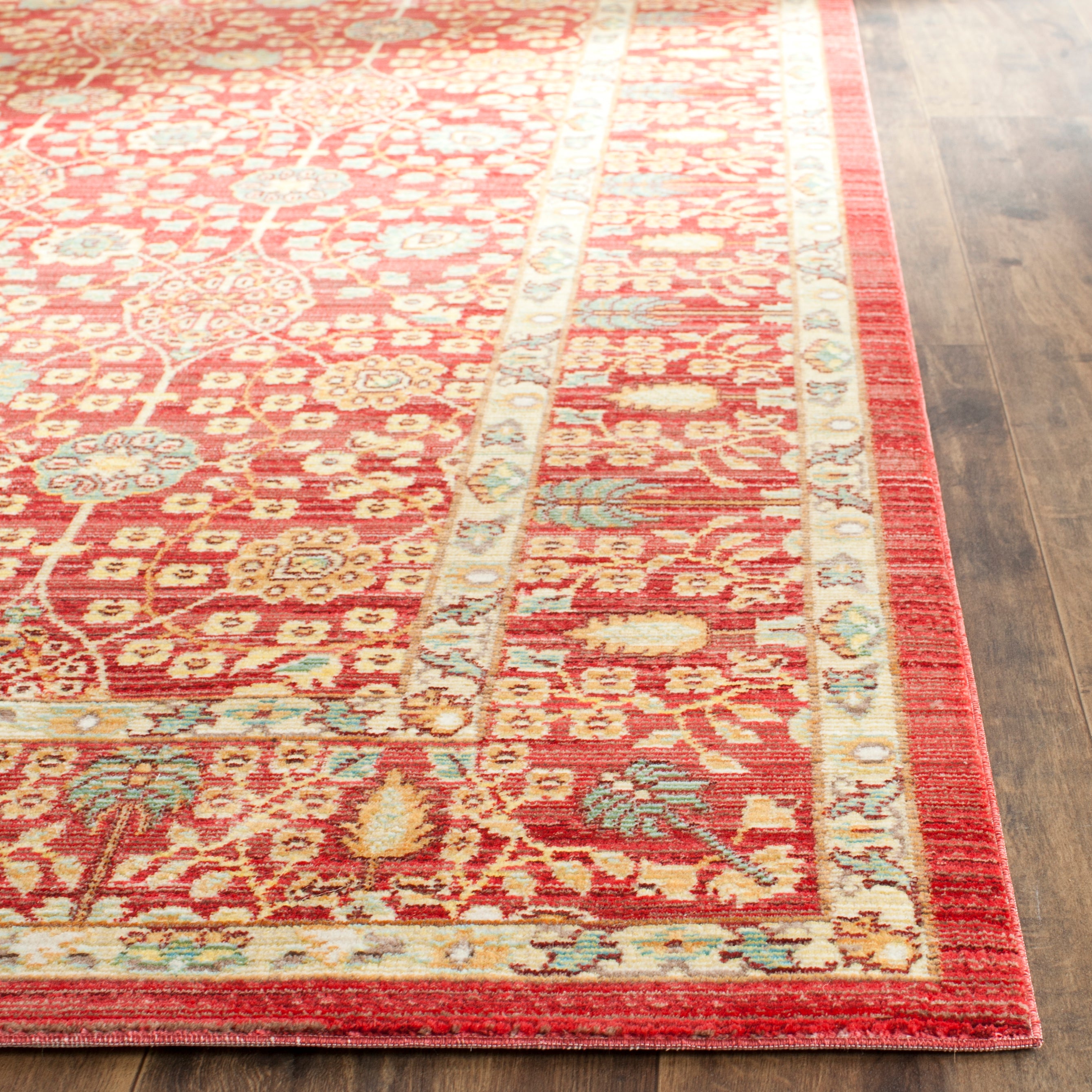 Safavieh Valencia 120 Rug, VAL120 - Red / Red