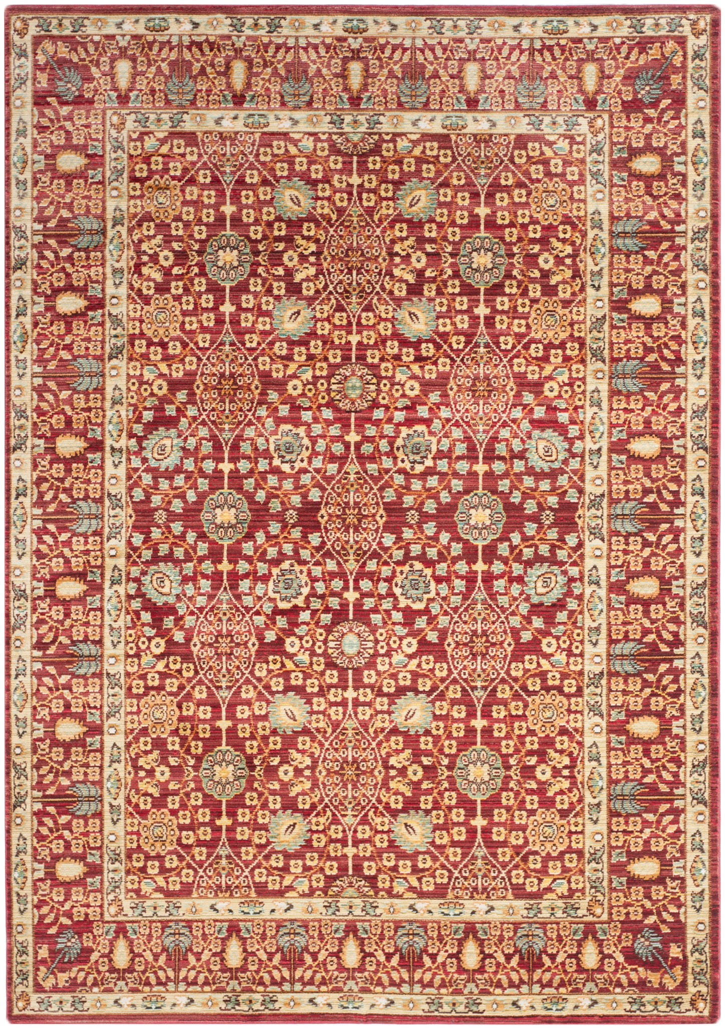 Safavieh Valencia 120 Rug, VAL120 - Red / Red