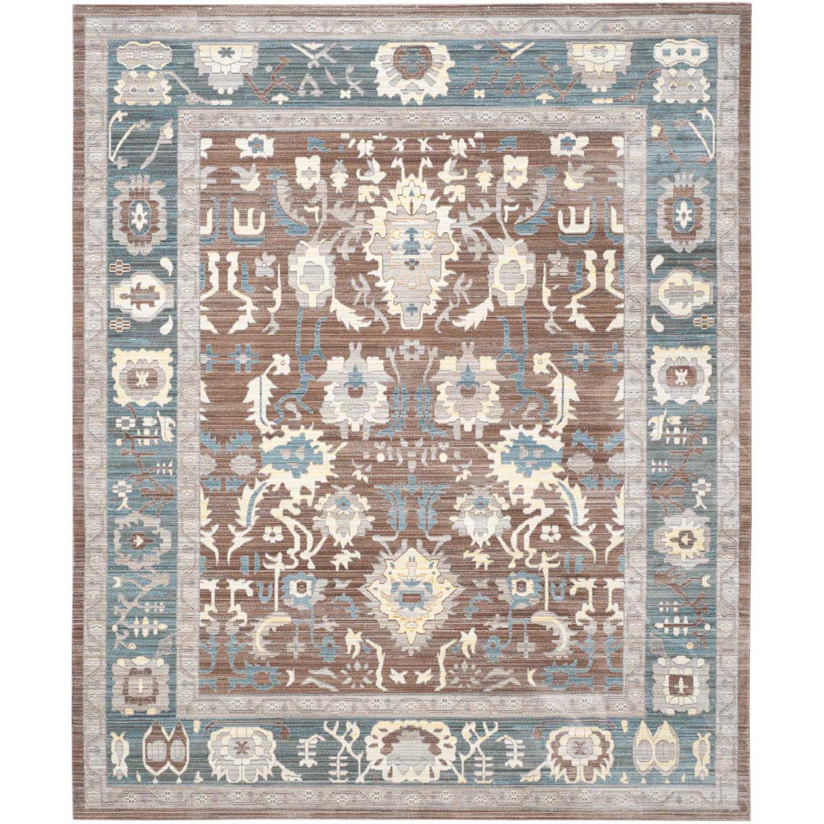 Safavieh Valencia 122 Rug, VAL122 - Chocolate / Alpine