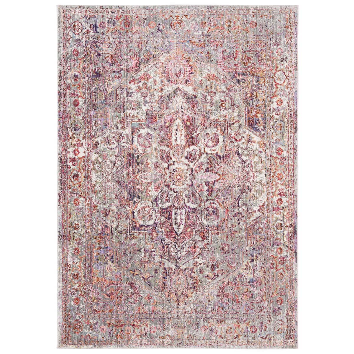 Safavieh Valencia 163 Rug, VAL163 - Ivory / Red