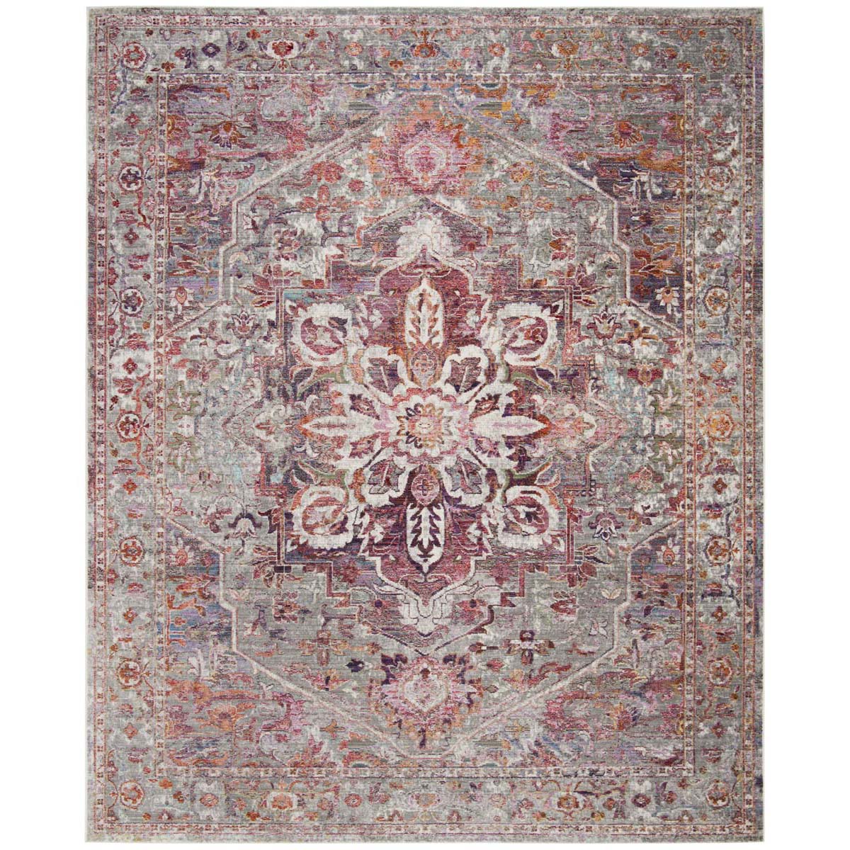 Safavieh Valencia 163 Rug, VAL163 - Ivory / Red