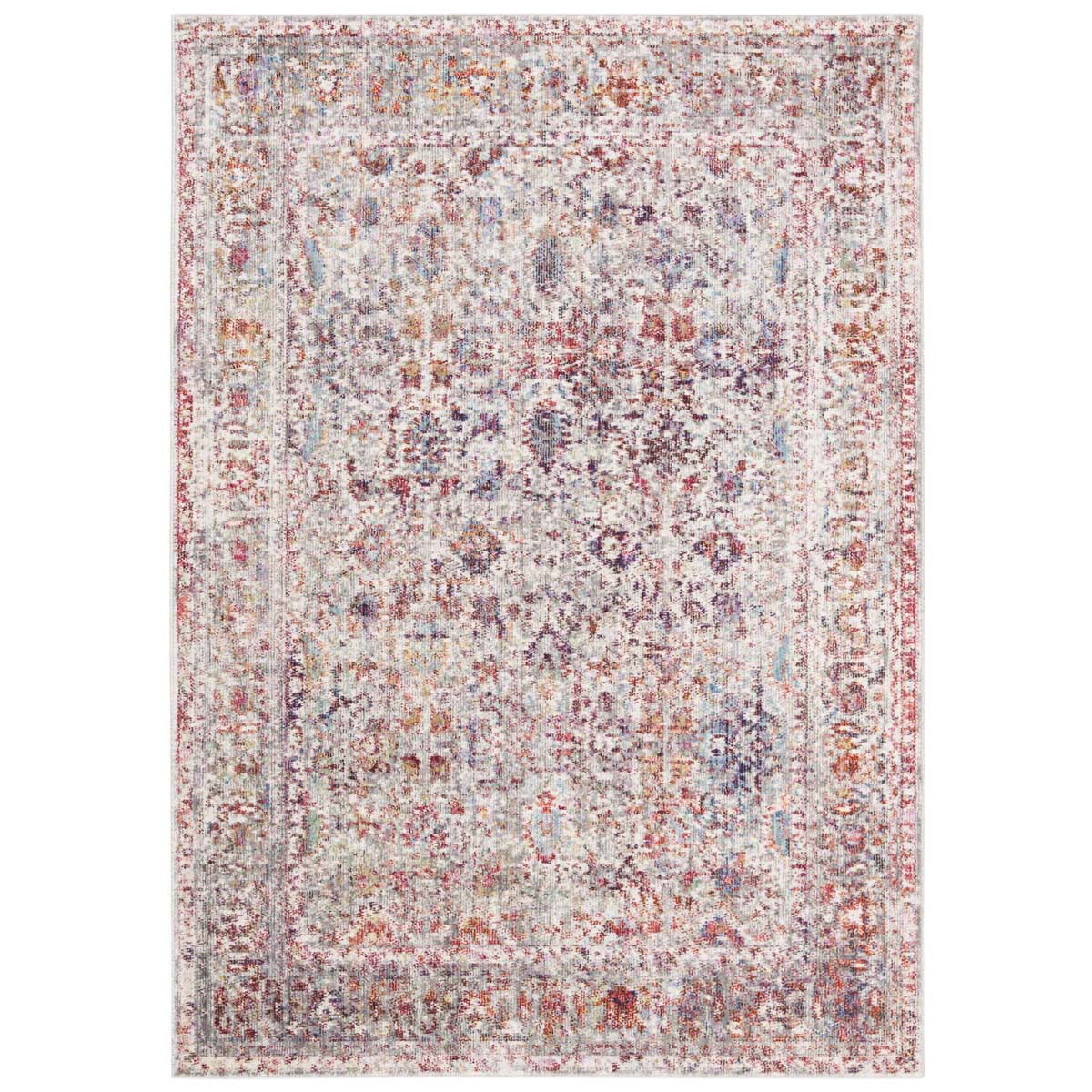 Safavieh Valencia 168 Rug, VAL168 - Grey / Red