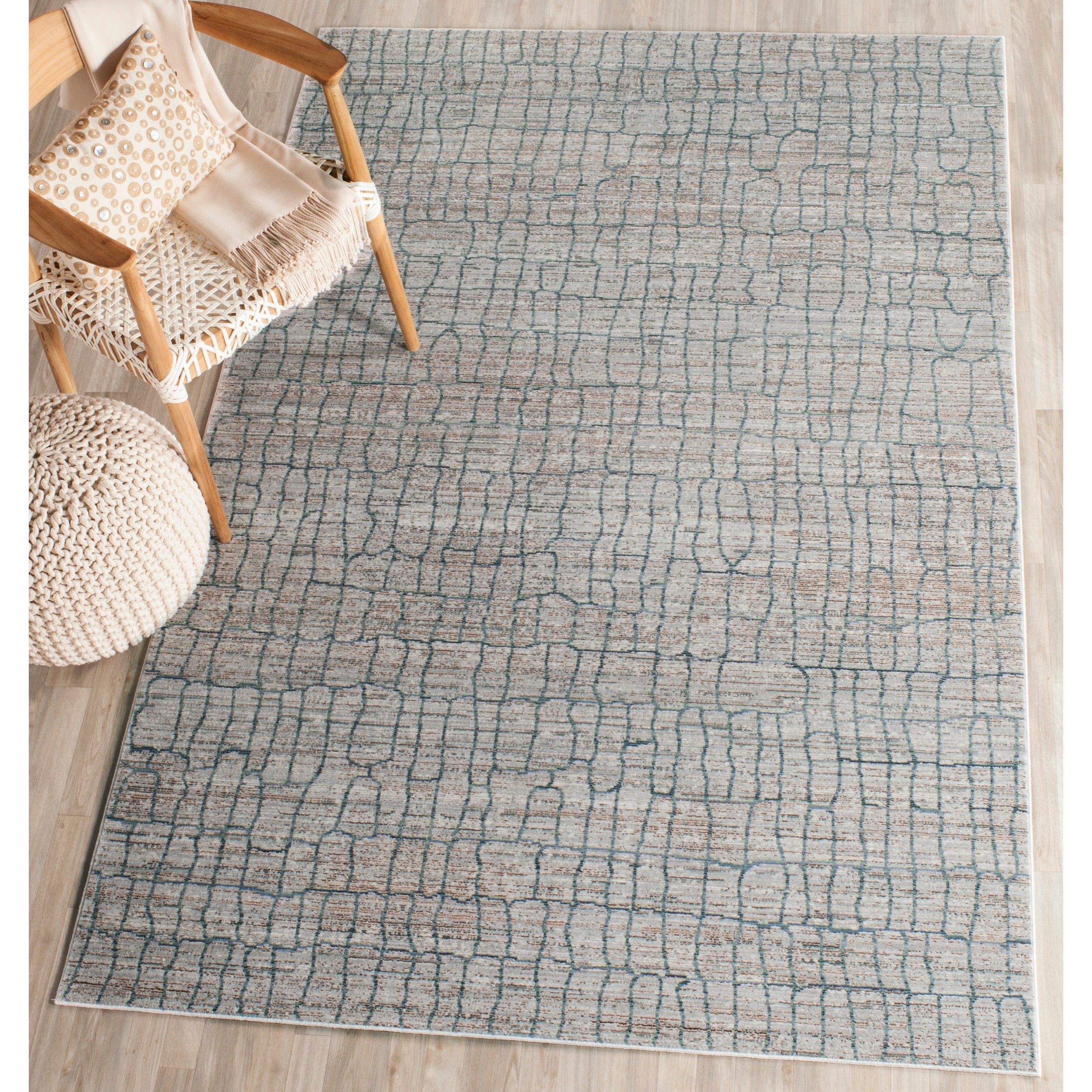 Safavieh Valencia 202 Rug, VAL202 - Grey / Multi