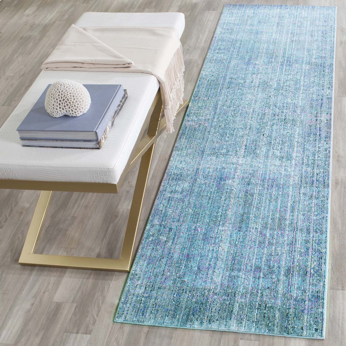 Safavieh Valencia 203 Rug, VAL203 - Turquoise / Multi