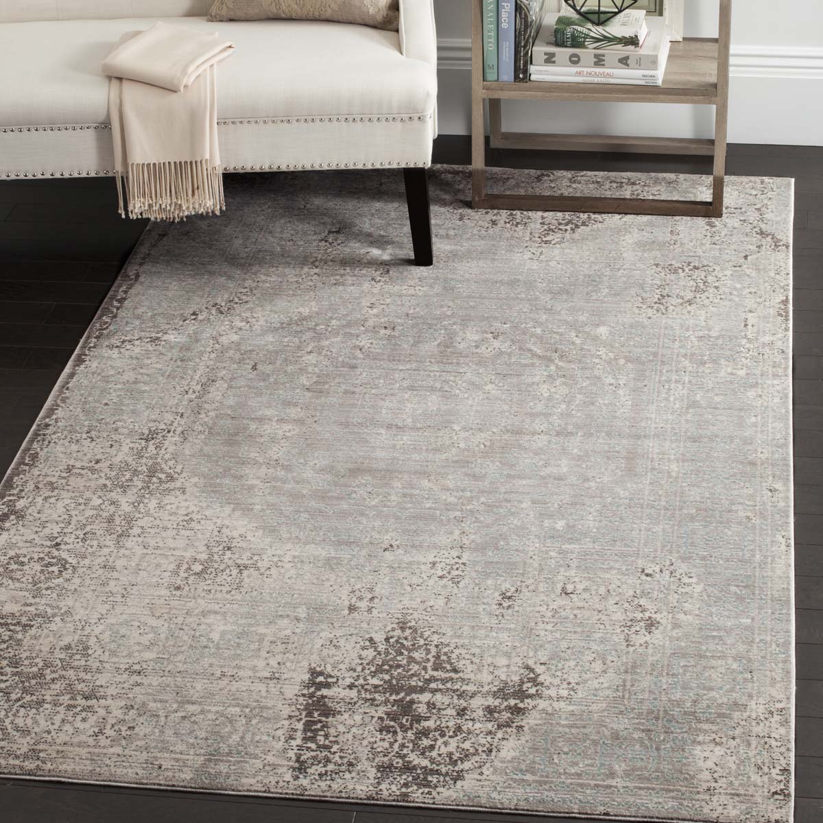 Safavieh Valencia 205 Rug, VAL205 - Grey / Multi