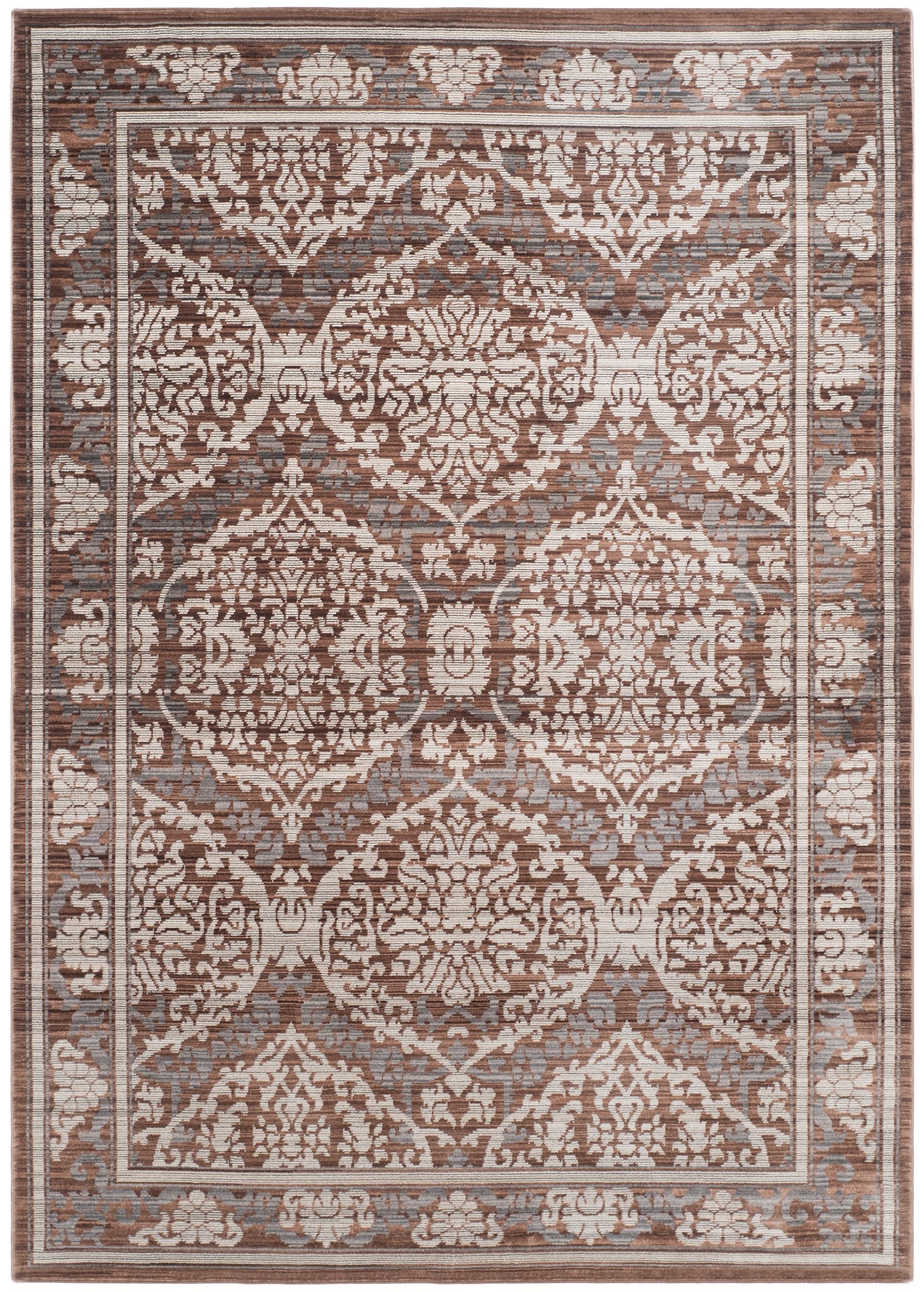 Safavieh Valencia 208 Rug, VAL208 - Grey / Brown