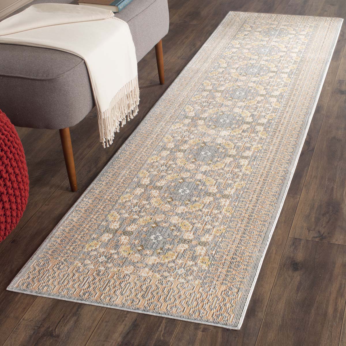 Safavieh Valencia 210 Rug, VAL210 - Light Grey / Multi