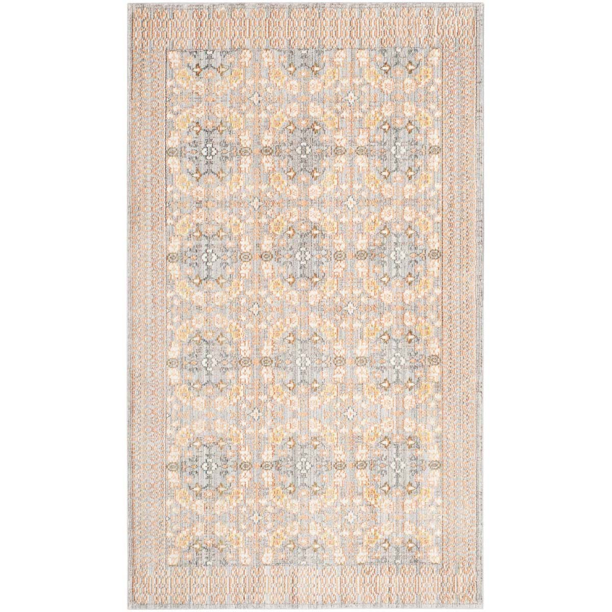 Safavieh Valencia 210 Rug, VAL210 - Light Grey / Multi