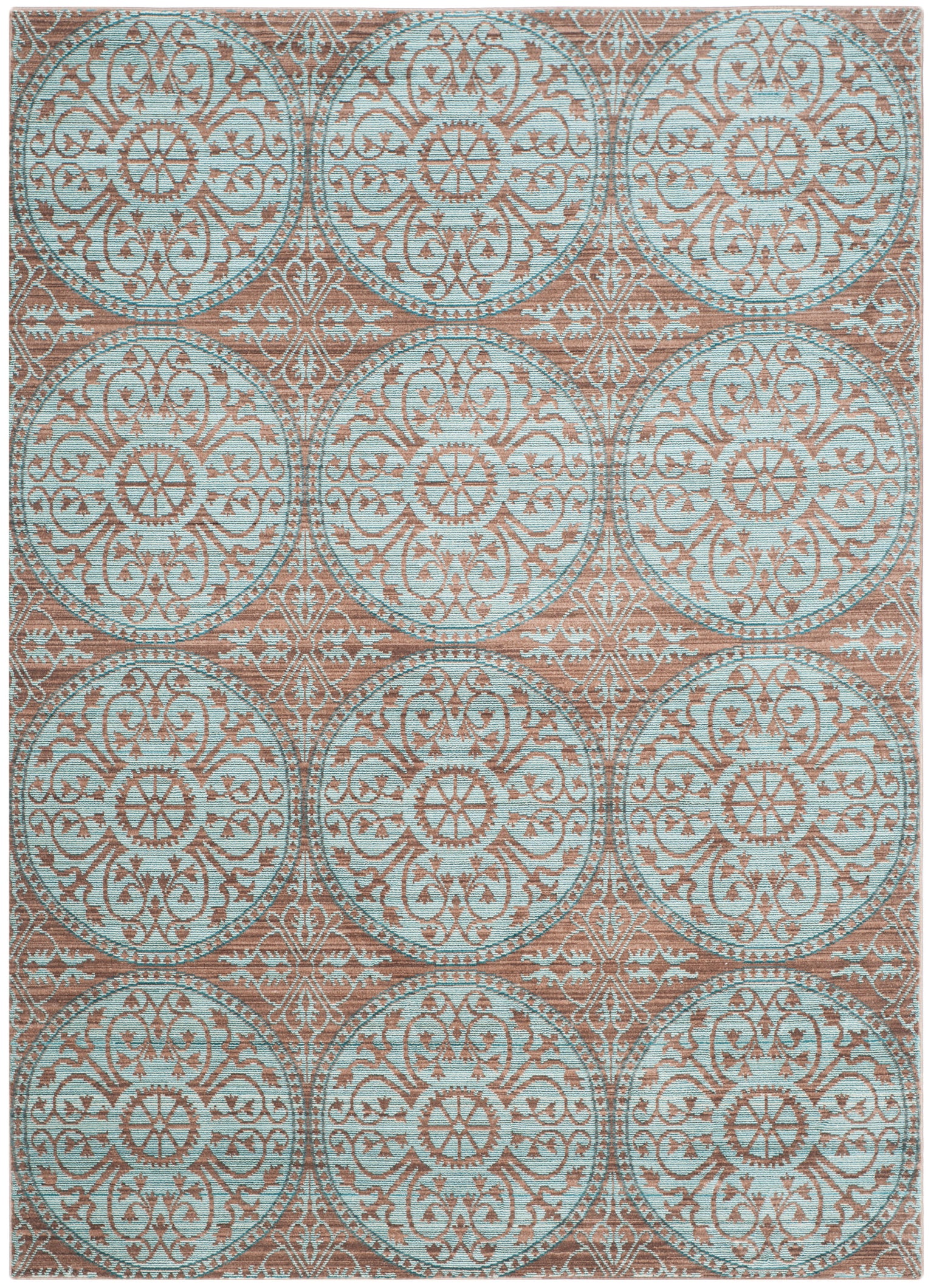 Safavieh Valencia 214 Rug, VAL214 - Brown / Alpine