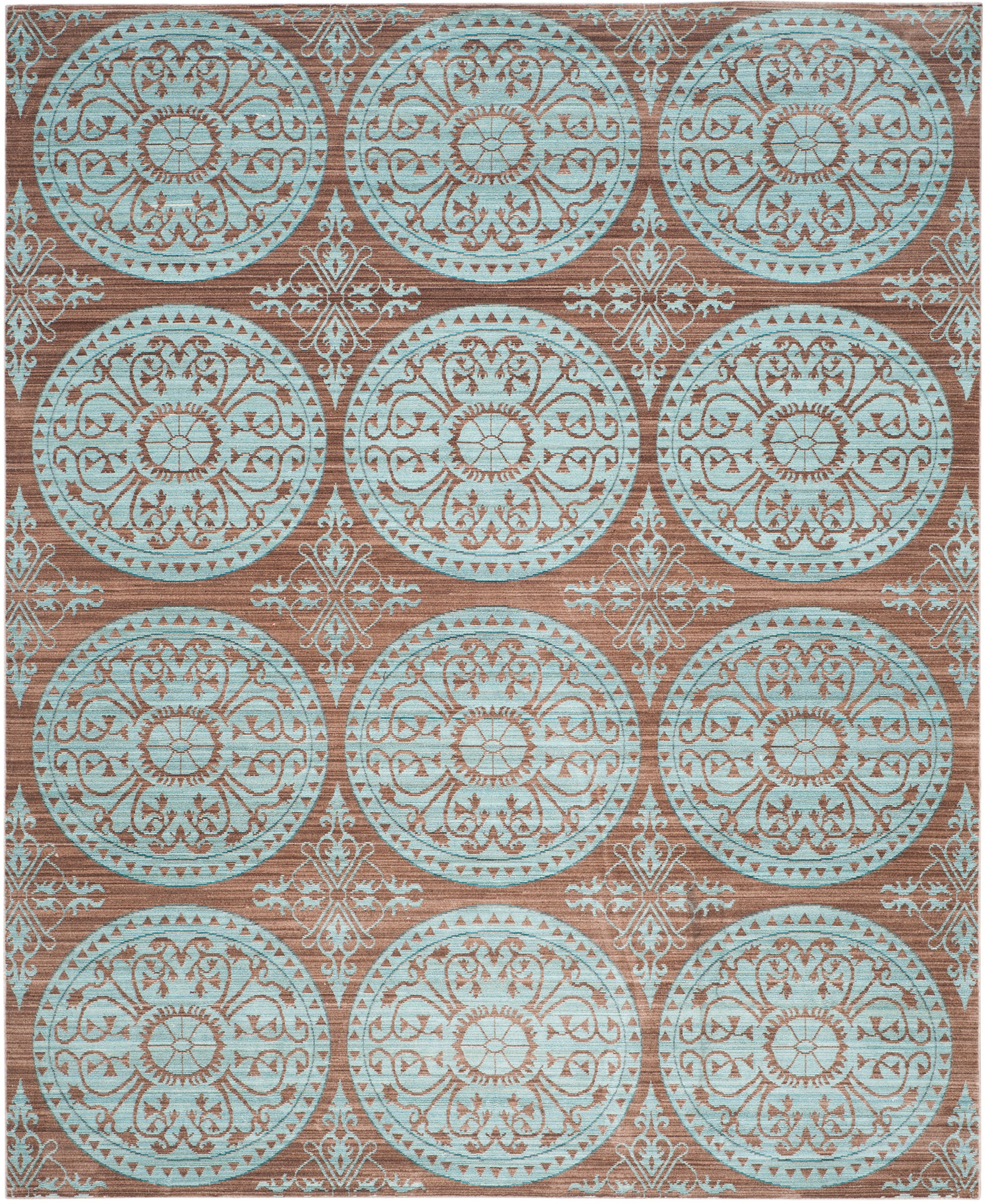 Safavieh Valencia 214 Rug, VAL214 - Brown / Alpine