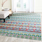 Safavieh Valencia 220 Rug, VAL220 - Light Blue / Multi