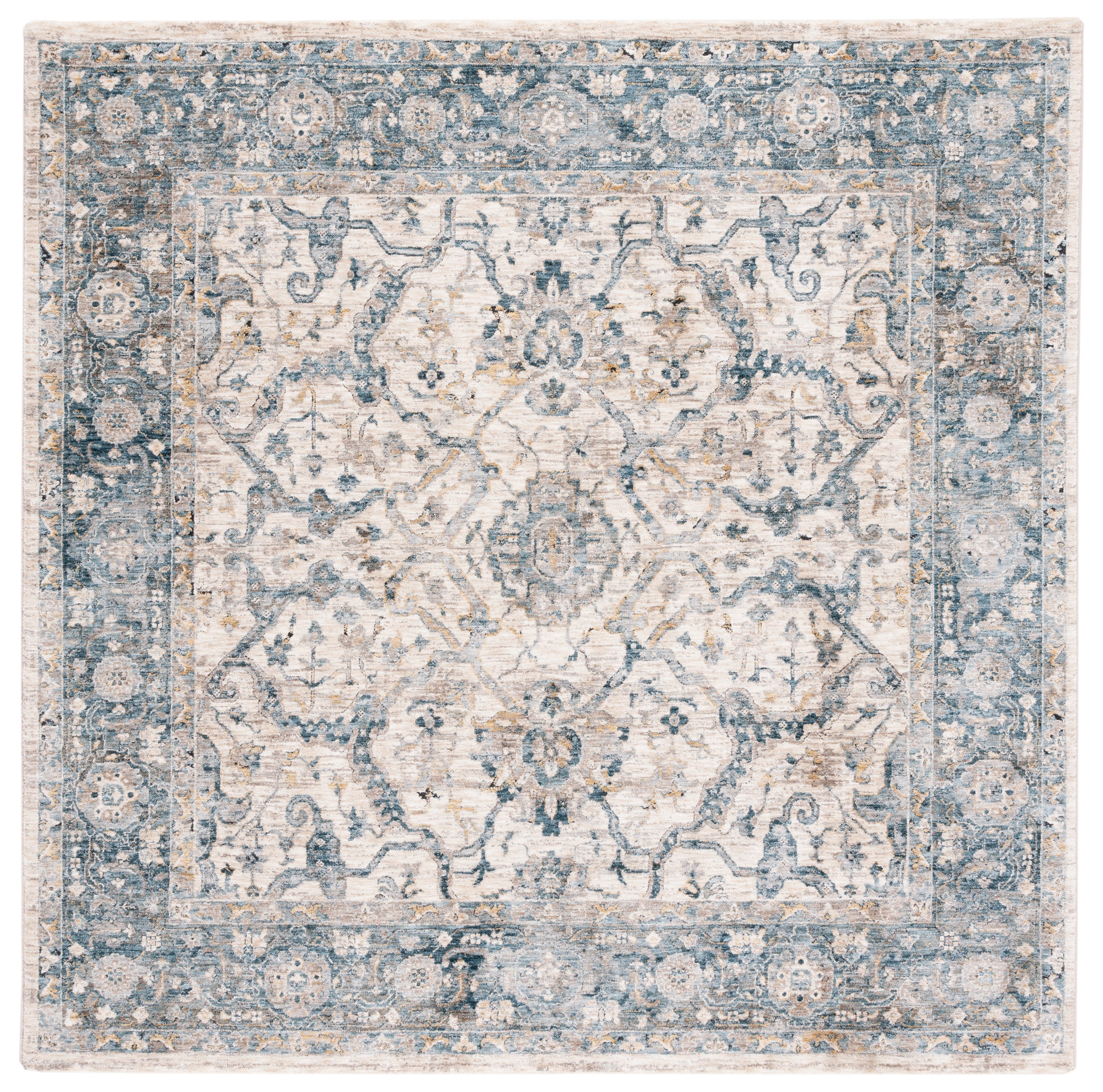 Safavieh Valencia 566 Rug, VAL566 - Ivory / Blue