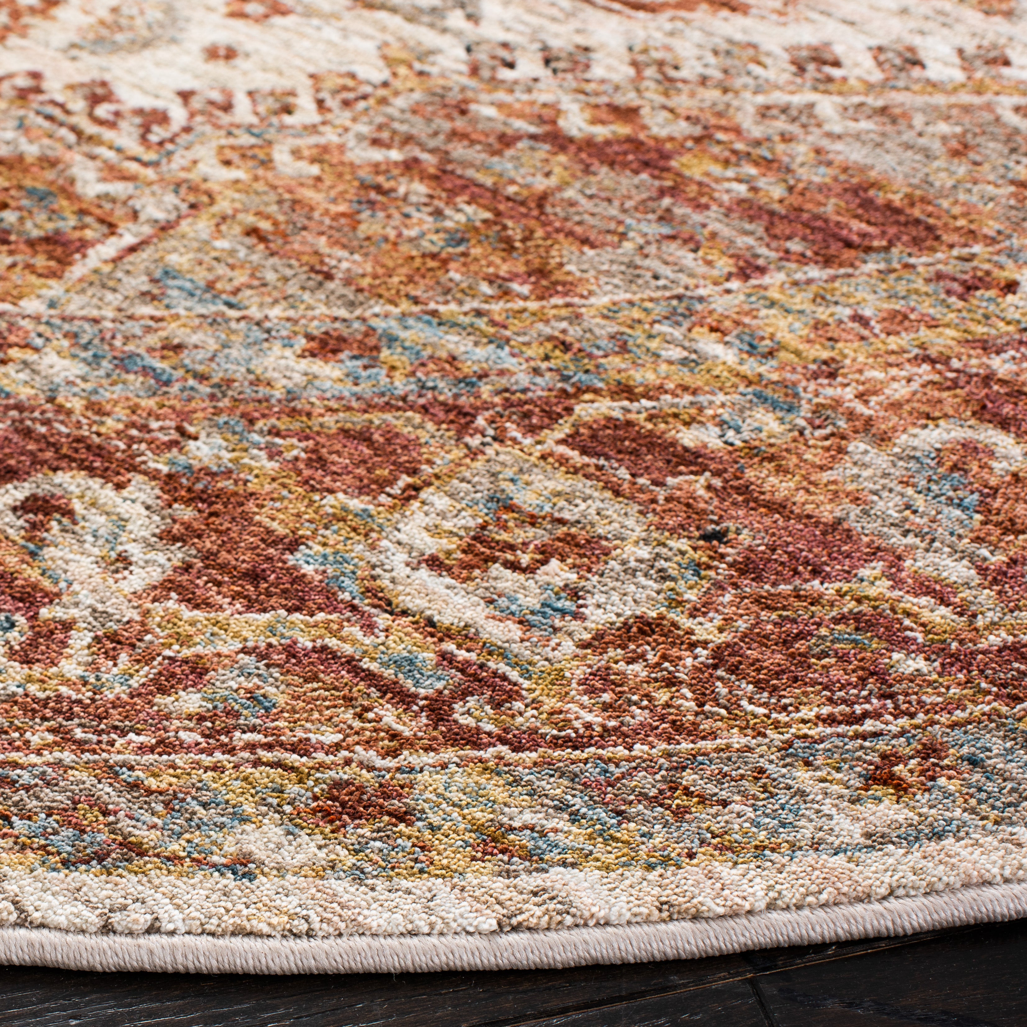 Safavieh Valencia 568 Rug, VAL568 - Ivory / Rust