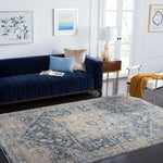 Safavieh Valencia 568 Rug, VAL568 - Blue / Gold