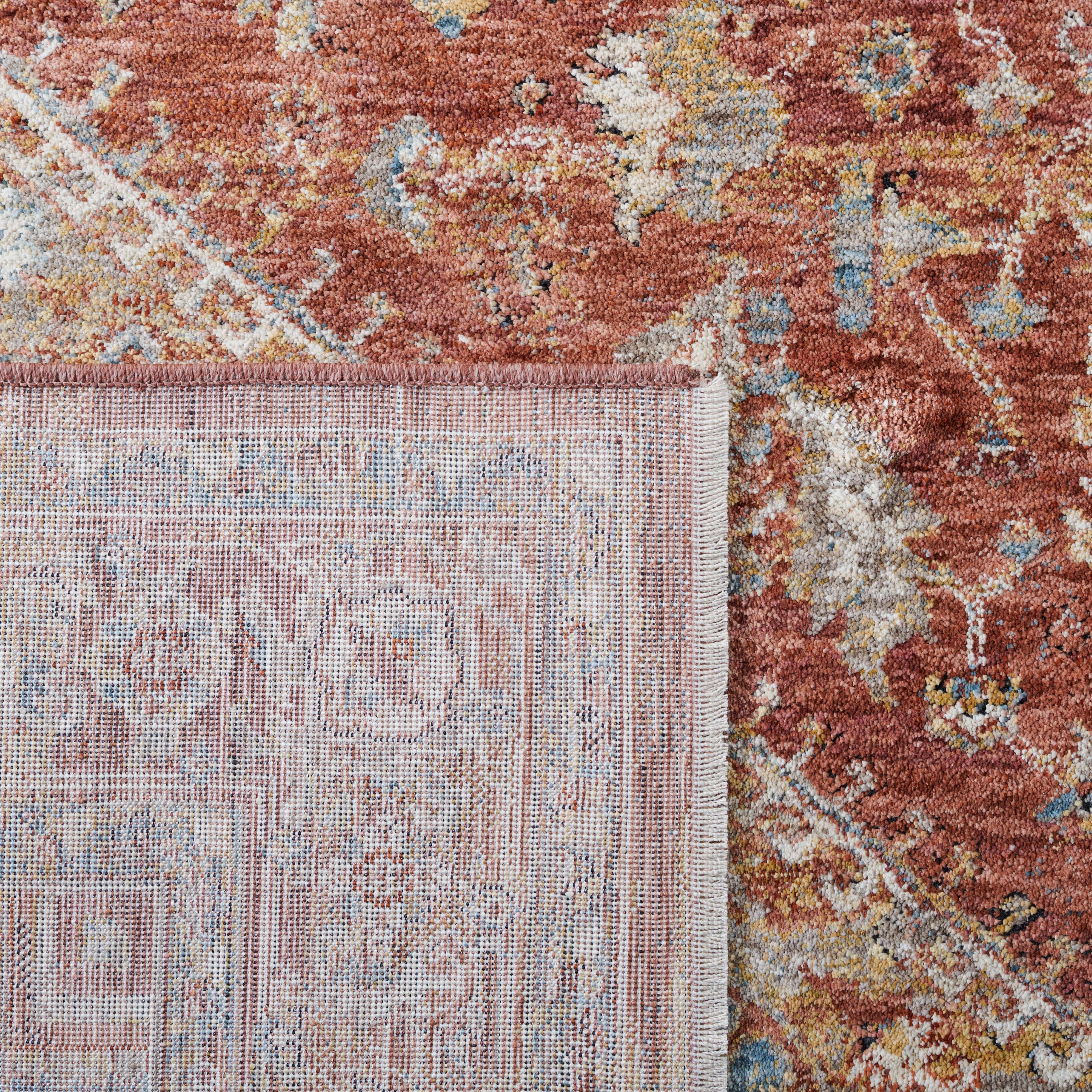 Safavieh Valencia 568 Rug, VAL568 - Rust / Beige Blue