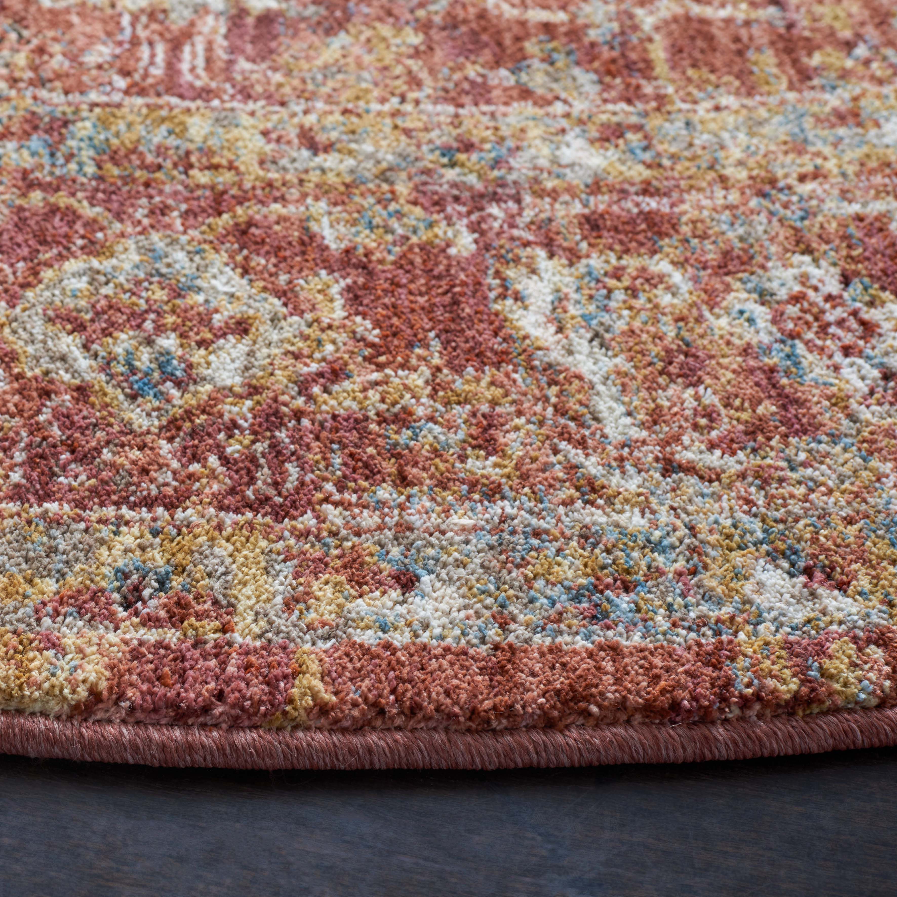 Safavieh Valencia 568 Rug, VAL568 - Rust / Beige Blue