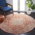 Safavieh Valencia 568 Rug, VAL568 - Rust / Beige Blue