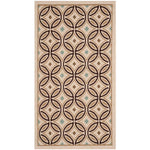 Safavieh Veranda 047 Rug, VER047 - Cream / Chocolate