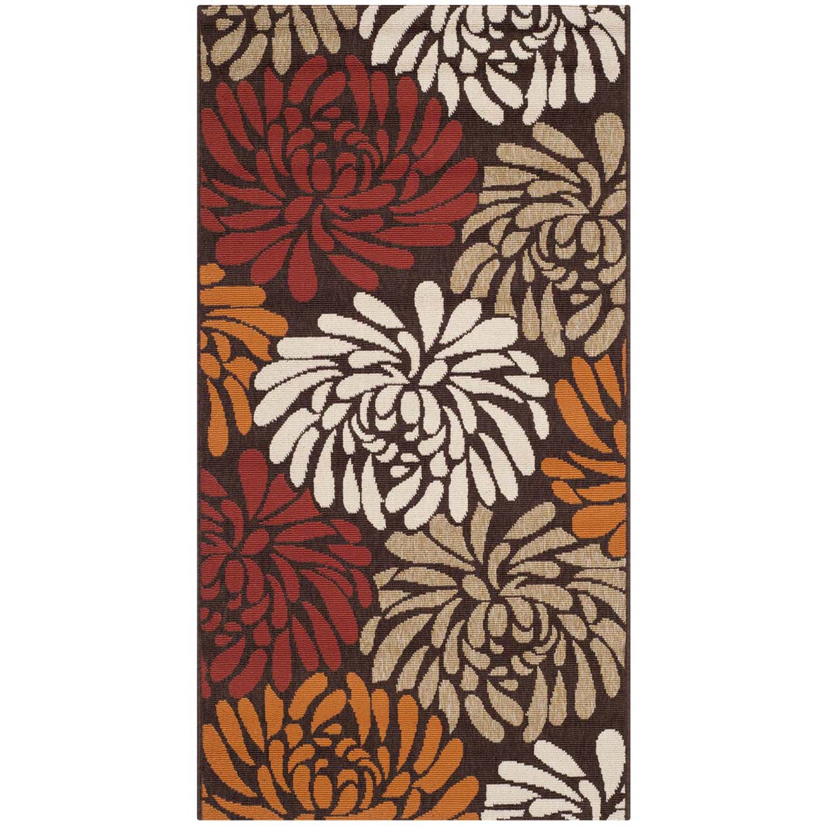 Safavieh Veranda 049 Rug, VER049 - Chocolate / Terracotta