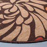 Safavieh Veranda 049 Rug, VER049 - Chocolate / Terracotta