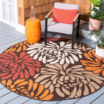 Safavieh Veranda 049 Rug, VER049 - Chocolate / Terracotta