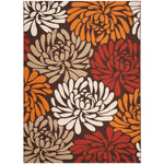 Safavieh Veranda 049 Rug, VER049 - Chocolate / Terracotta