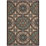 Safavieh Veranda 055 Rug, VER055 - Chocolate / Cream