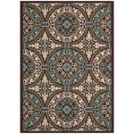 Safavieh Veranda 055 Rug, VER055 - Chocolate / Cream