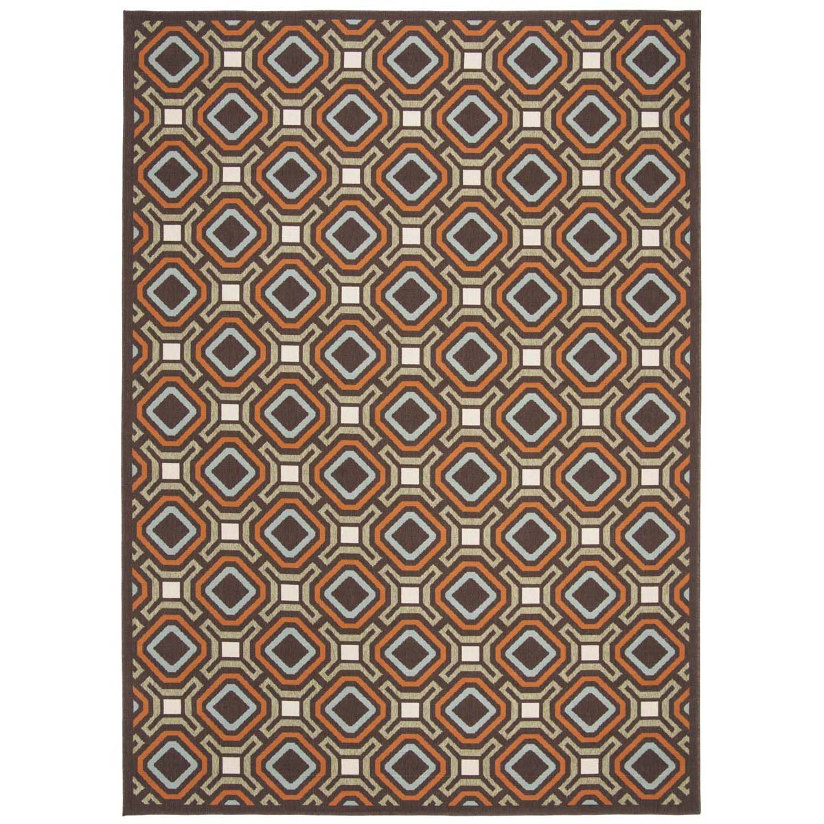 Safavieh Veranda 089 Rug, VER089 - Chocolate / Terracotta