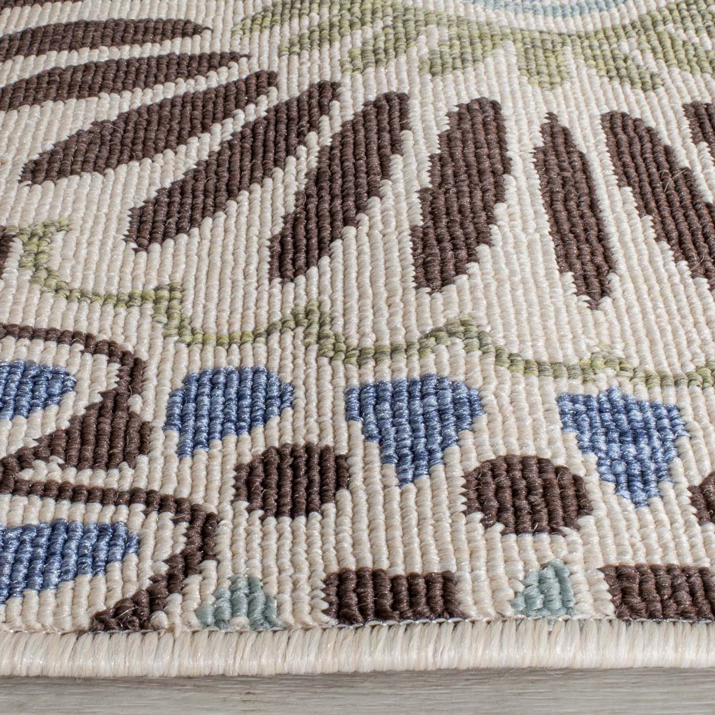 Safavieh Veranda 091 Rug, VER091 - Cream / Blue