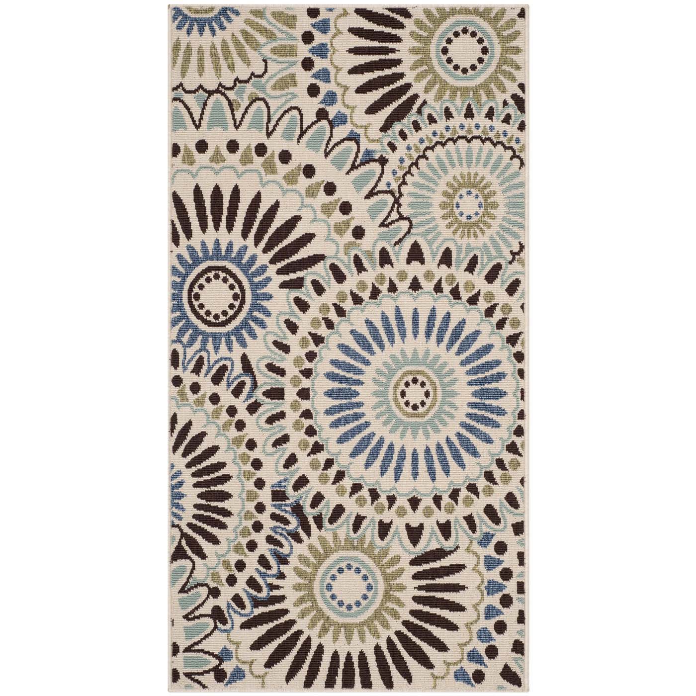 Safavieh Veranda 091 Rug, VER091 - Cream / Blue