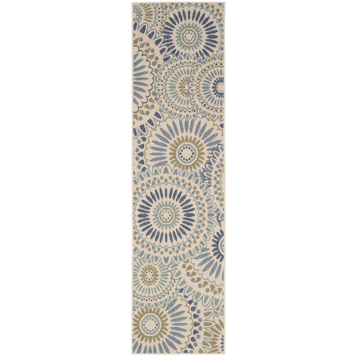 Safavieh Veranda 091 Rug, VER091 - Cream / Green