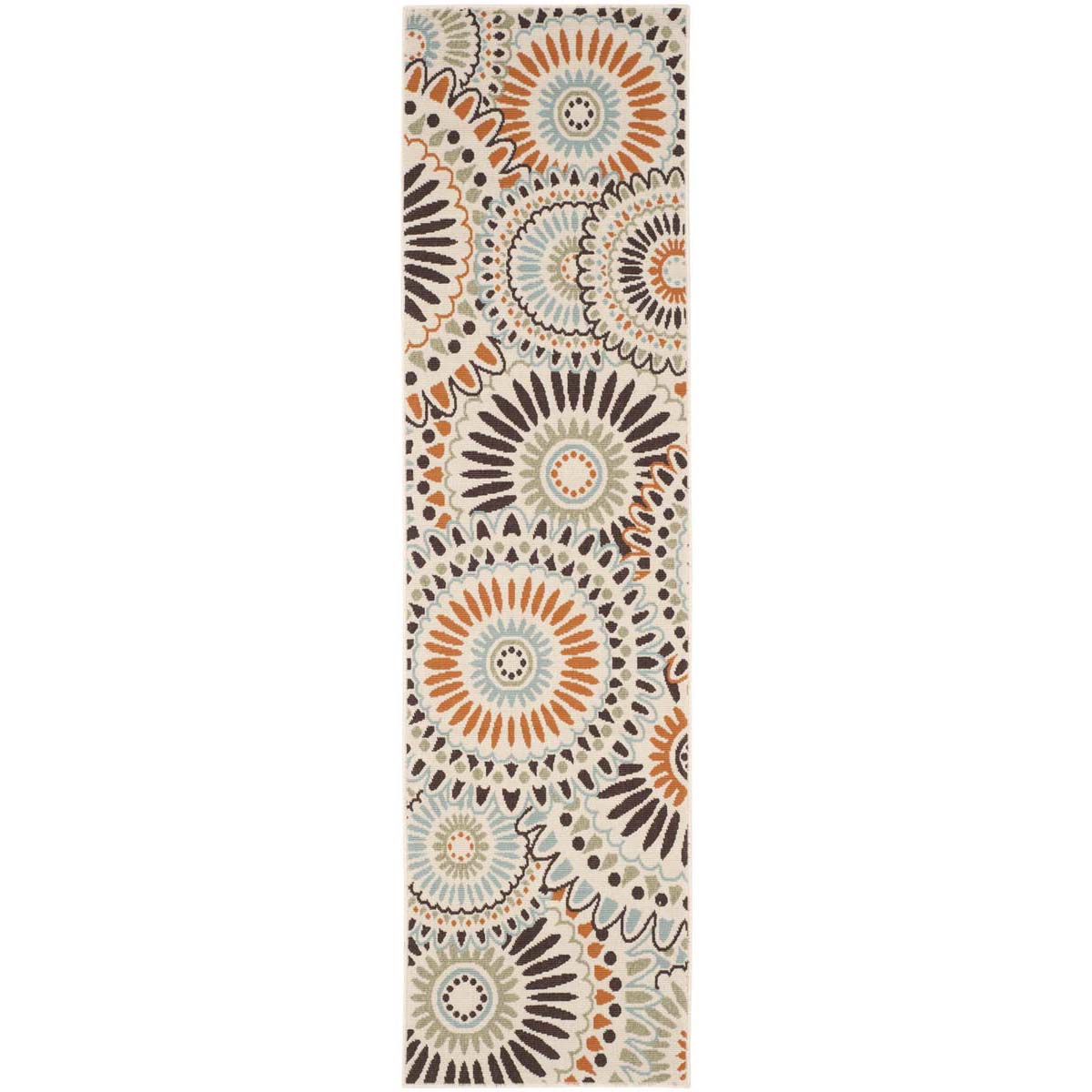 Safavieh Veranda 091 Rug, VER091 - Cream / Chocolate