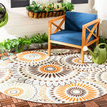 Safavieh Veranda 091 Rug, VER091 - Cream / Chocolate