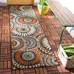 Safavieh Veranda 091 Rug, VER091 - Chocolate / Terracotta