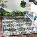 Safavieh Veranda 100 Rug, VER100 - Blue / Chocolate