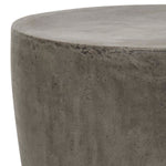 Safavieh Aishi Indoor/Outdoor Modern Concrete Round 17.7, VNN1007 - Dark Grey