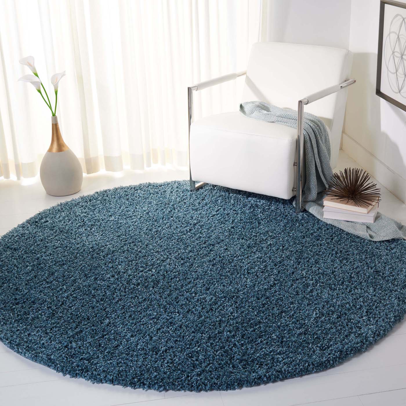 Safavieh Venus Shag 520 Rug, VNS520 - Blue