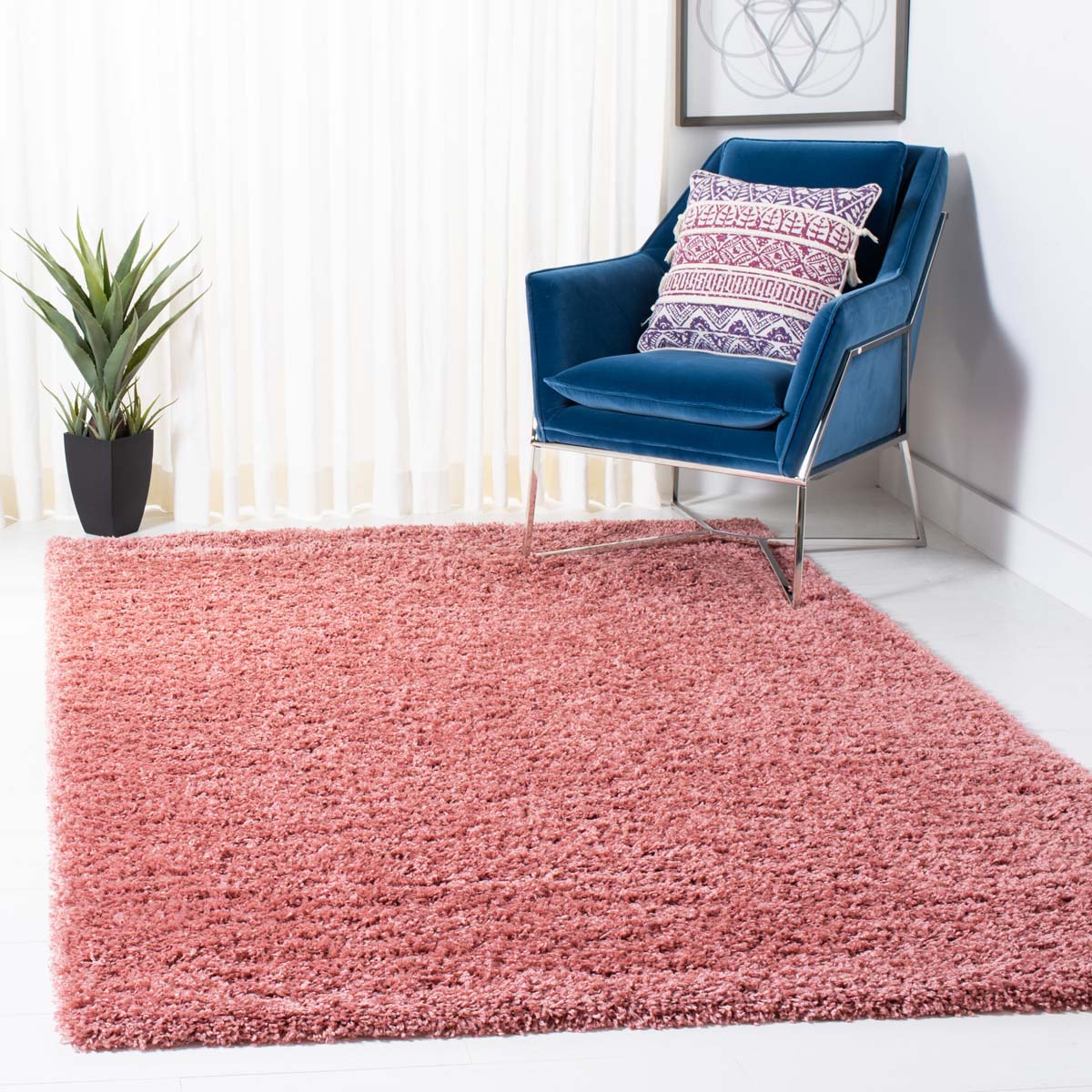 Safavieh Venus Shag 520 Rug, VNS520 - Pink