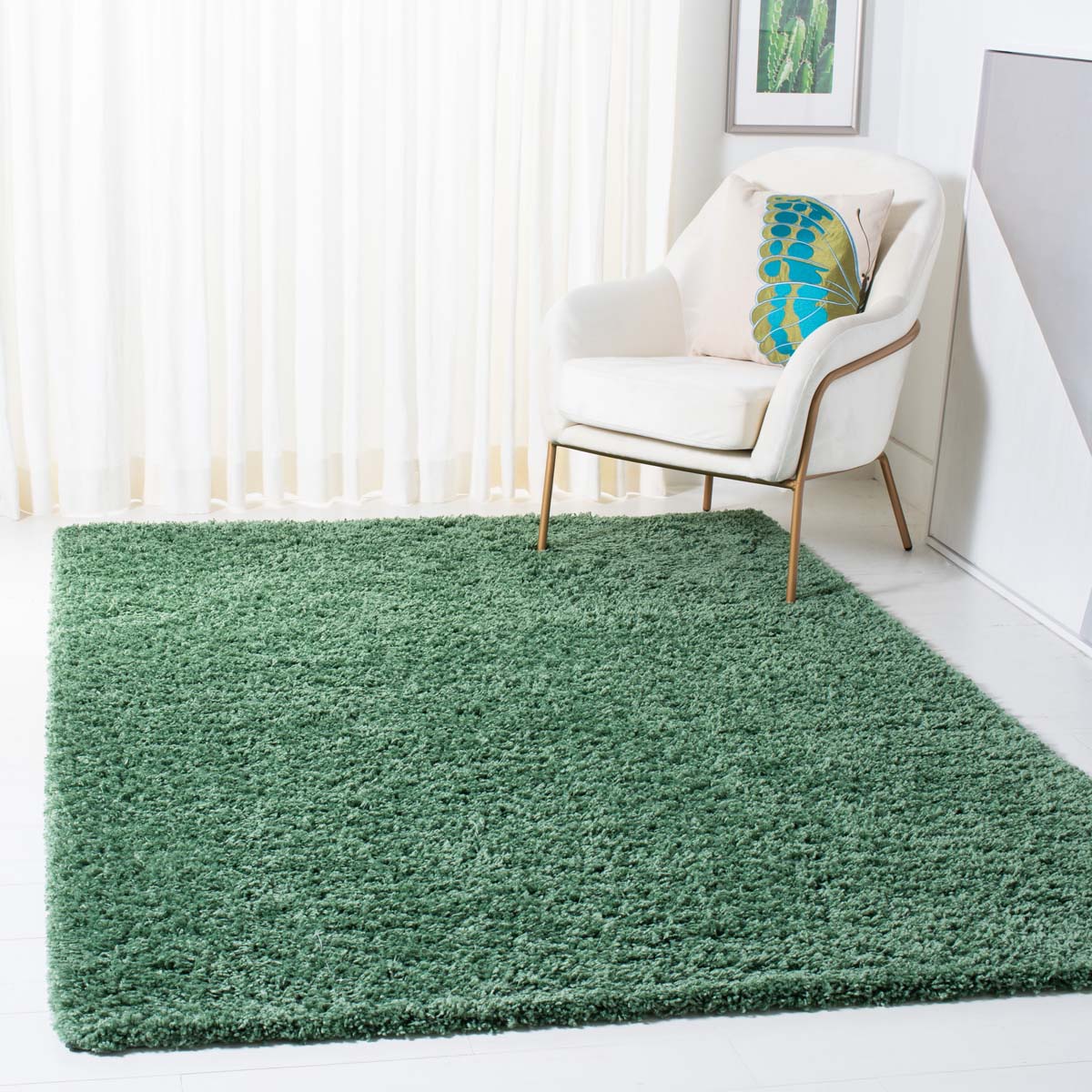 Safavieh Venus Shag 520 Rug, VNS520 - Green