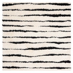 Safavieh Venus Shag 603 Rug, VNS603 - Ivory / Black