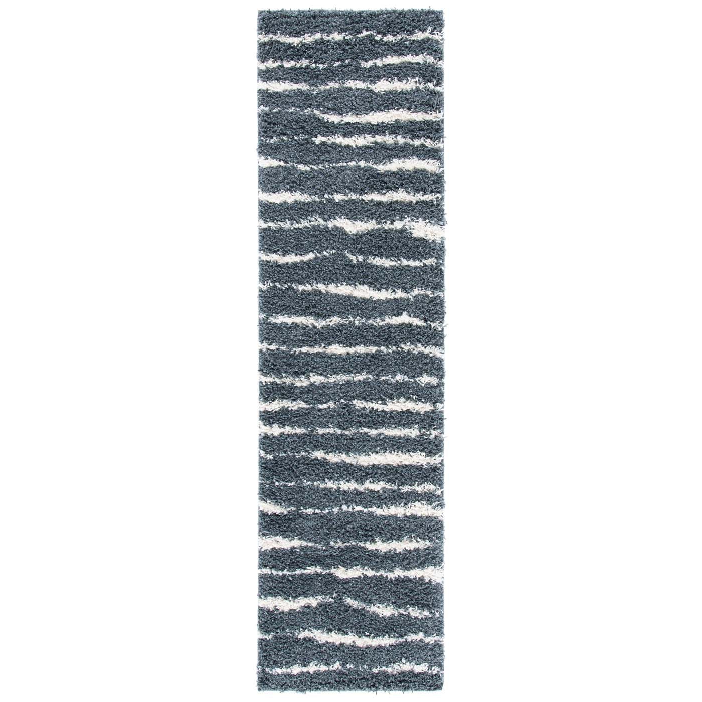 Safavieh Venus Shag 603 Rug, VNS603 - Dark Grey / Ivory