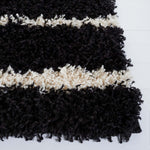 Safavieh Venus Shag 603 Rug, VNS603 - Black / Ivory