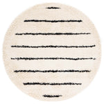 Safavieh Venus Shag 604 Rug, VNS604 - Ivory / Black